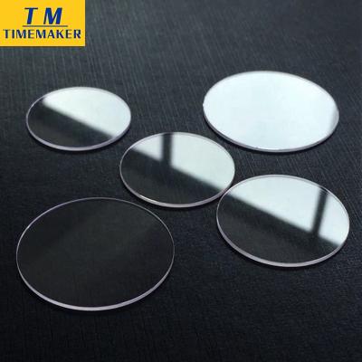 China High Hardness 1.0mm Diameter 30-38.5mm Thick Wear-Resisting Sapphire Crystal Glass For Watches OEM Customized for sale