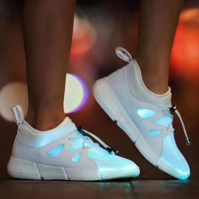 China Wholesale Outdoor Universal Adults Girls Boys Kids Light Led Flashing Shoes For Dance Party for sale