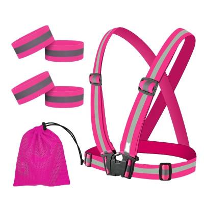 China Safety Warmning High Visibility Pink Hi Vis Safety Vest for sale