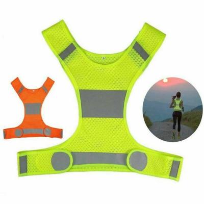 China Safety warmning Customized Manufacture Vis Mesh Men Safety Vest YELLOW reflective workwear hi reflect safety clothing for sale