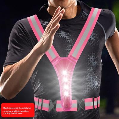 China LED Safety Visibility Safety Vest High Safety Reflective Reflective Vest Safety Vest INSTANT Reflective Safety Vest for sale