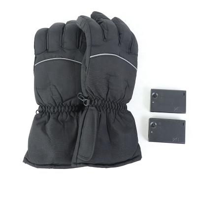 China Motorcycle Waterproof Windproof Electric Heating Warm Winter Gloves for sale