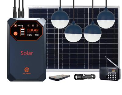 China Home Pay As You Go PAYGO Solar Power System Home Solar Kit for Lighting and Cell Phone Charging for sale