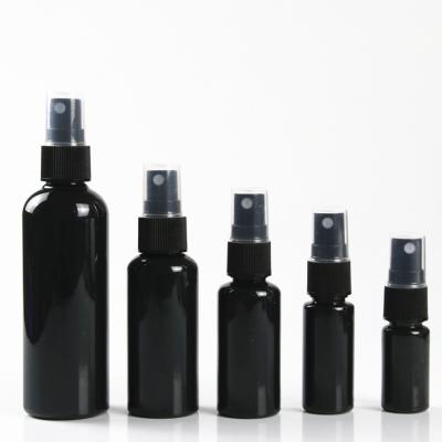 China Black 100ml Pet Spray Bottle 200ml 10ml 20ml 30ml 50ml 60ml 80ml 100ml 1oz 2oz 30ml Bottle Eco-friendly Recyclable Spray for sale