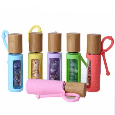 China Eco - Friendly Recyclable Silicone Protective Rack Carrying Case For 10ml Glass Roll On Bottle for sale