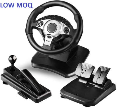 China VIBRATION MOTOR game best racing 900 degree with dual pedal and speed stick vibration steering wheel for PC/PS3/PS4/Xbox one&series/Switch for sale