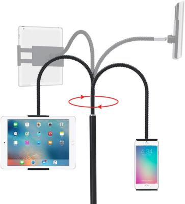 China High Demand Adjustable Flexible Long Arm Floor Tablet Stand Lazy Phone Holder For Mobile Phones Tablets for sale