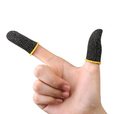 China PUGB Sweatproof Gaming Fingertip Cover Mobile Phone Touch Screen Thumb Fingertip High Density Knitting Non-slip Sleeves for sale