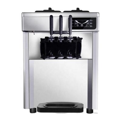 China Soft Flavor Desktop Fruit Bakery Donper 3 Ice Cream Maker Machine ckx100 Commercial Ice Cream Machine for sale