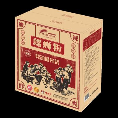 China Factory Guangxi Liuzhou 310g low-fat ready-made fast food sales original dishes snail noodles season snail rice noodles for sale