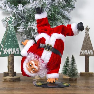 China Electric Dancing Santa Claus Doll Christmas Gift Christmas Ornament Wholesale Christmas Decoration Street for sale