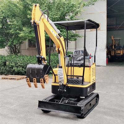 China Home Farm Best Price Hot Selling Small Digger 1.5 Ton Mini Crawler Excavator for sale