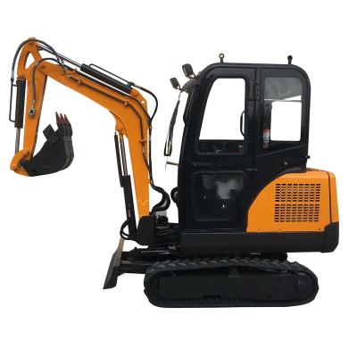 China HX20B home hiosen brand 2 ton mini excavator double speed retractable small digger digger for sale