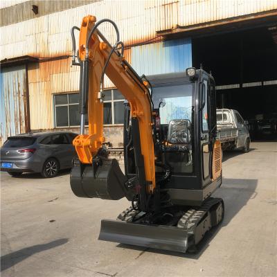 China 2021 Factory Price 2 Ton Home Farm Multifunctional Crawler Mini Excavator for sale