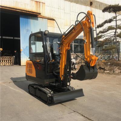 China CE/EPA 2 Ton Compact Crawler Excavator Equipment Home Garden Multifunctional Machine Small Mini Digger for sale