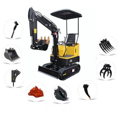 China Cheap Home Eaton Small Home Engine Hydraulic Micro Digger 0.9 Ton Mini Excavator for sale