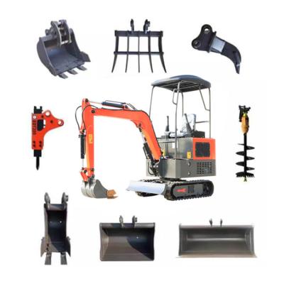 China Household Excavator Mini Excavator 1.2 Ton Home Mini Hydraulic Crawler Excavator for sale