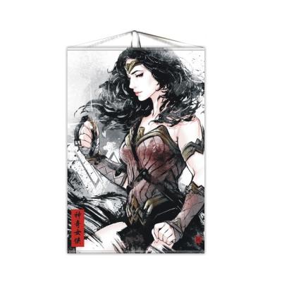 China Japan Custom Gift Hot Selling Personalized Wallscrolls Japanese Anime Wall Scroll Water Color Effect for sale