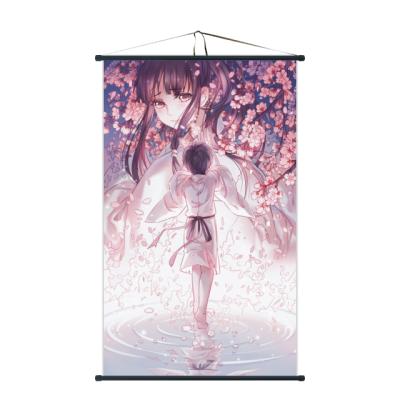 China Hanging Digital Printing Wllscroll Hanging Japanese Style Anime Wall Tapestry for sale