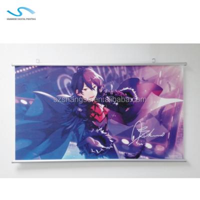 China Commercial Wholesale Promotion Wall Scroll Digital Poster Custom Printing for sale