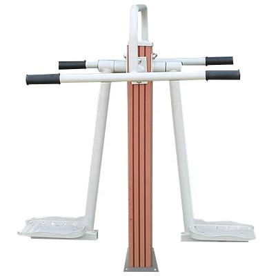 China Wholesale High Quality Wave Double Steel Outdoor Exercise Steel Plastic Wooden Board Fitness Park/Gym/Plaza Equipment SM-007 for sale