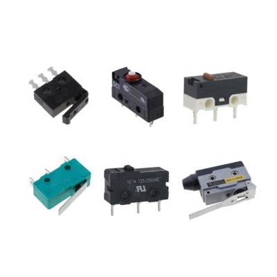 China KLS Mini Breakout Switch 2A 5A 16A 125V 250V SPDT Micro Switch KLS7-KW10 Side PCB Miniature Acting Left Right Right Terminal 3 Pin for sale