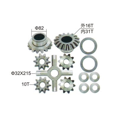 China 20CrMnTiH Heavy Truck Parts Differential Spider Oem Kit 41331-1450 For Hino Differential Gear Kit for sale