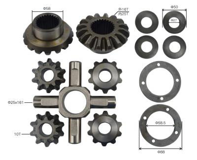 China 20CrMnTiH Differential Spider Kit Pinion Gears NKR66 25T For Isuzu Spare Parts Differential RepaIr Kit for sale