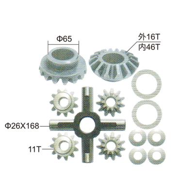 China 20CrMnTiH PS135 (46T) Pinion Gear Spider Gear Differential Repair Kit For Mitsubishi Spider Differential Kit for sale