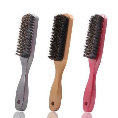 China Men Shaving Tools Wooden Handle Boar Bristle Beard Brush Relay Cleaning Men Shaving Tools Wooden Handle Boar Bristle Cleaning Brush Hairdressing Beard Sweep Anti Barber Hair Styling Comb static for sale