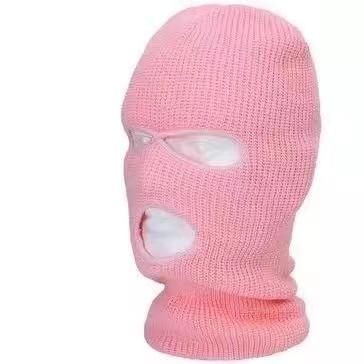 China Image Ski Mask Knitted Face Cover Full Winter Balaclava Face Mask For Winter Outdoor Sports CS Winter Three Hole 3 Balaclava Knit Hat for sale