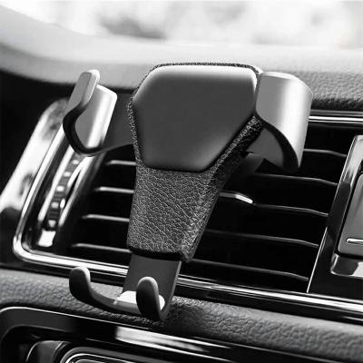 China Brief & Simple Universal Car Phone Holder Gravity Relay Color Car Air Vent Clip Mount Mobile Phone Holder Auto Mount Support for sale