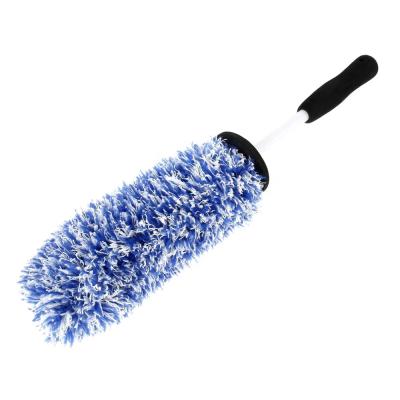 China Car Decoration Relay Wheel Cleaning Rim Detailing Brush Car Reach Microfiber Brush Tire Wheel Rim Care Washing Tool Car Motorcycle Non-Long Scratch for sale