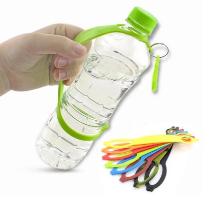 China Carabiner Silicone Water Bottle Belt Holder Clip Hook Clip Carabiner Relay Hanger Silicone Water Bottle Belt Holder Rising Hook Clip Camper Increasing Clasp Buckle Band safety tools outdoor tools for sale