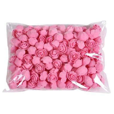 China Artificial Roses 3cm Car Decoration Relay 100pcs Teddy Bear Flowers Foam Wedding Decorative Christmas Decor For DIY Home Gifts Box for sale