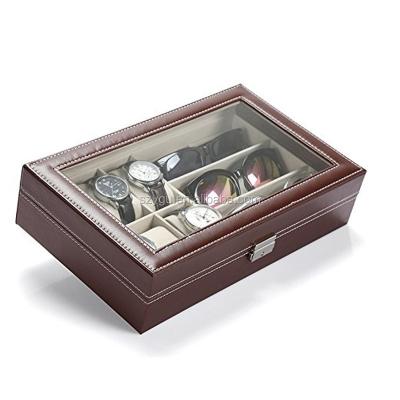 China Multifunctional Storage Box Display Organizer Sunglass Monocle Watch Storage Display Storage Case 8 for sale