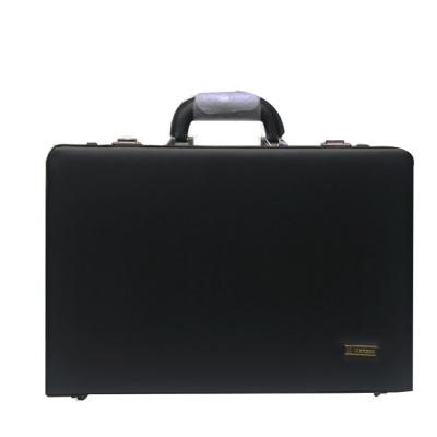 China Work Wholesale High End Quality Leather Briefcases Business Bag With Password Lock Folder Holder for sale