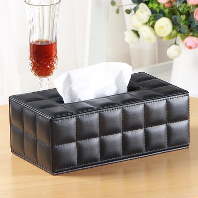 China New Style Arrived Multifunctional Tissue Case for Watch Storage Display, Tissue Box Lid, Leather Tissue Box for sale