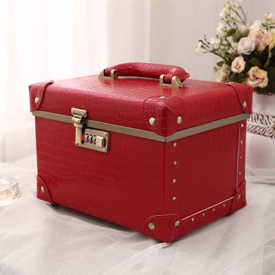 China NATIONAL High Quality Handmade Makeup Case Storage Box Beauty Cosmetic Storage Box for sale