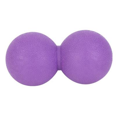 China Custom High Elasticity Lacrosse Ball Gym Fitness Peanut Massage Ball for sale