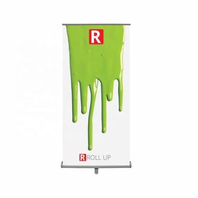 China Factory Price Roll Up Retractable Portable Aluminum Retractable Banner Advertising Banner Stand for sale