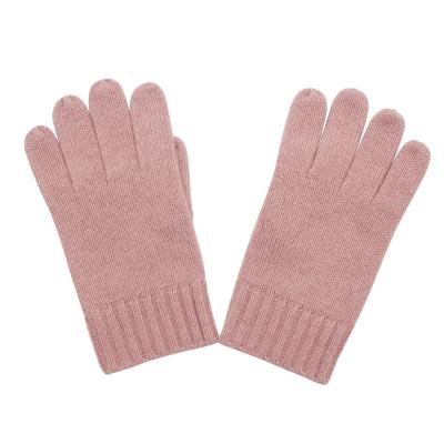 China Comfortable Women Cashmere Wool Knitted Warm Thick Gloves Winter Gloves for sale