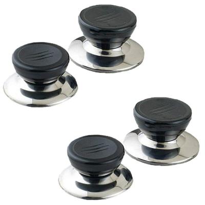 China Universal Viable Pot Lids Handle Knobs Stainless Steel Kitchen Pot Lid Lift Handle Cookware Spares Heat Resistant Set for sale