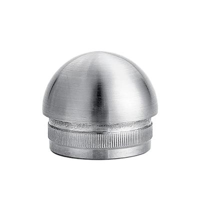 China Railing Accessories Top Connection 304 SS Stainless Steel Pipe End Cap for sale