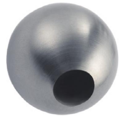 China Large Metal Spheres Stainless Steel Railing Top Surface Cavity Balls Stainless Steel Ball With Hole for sale