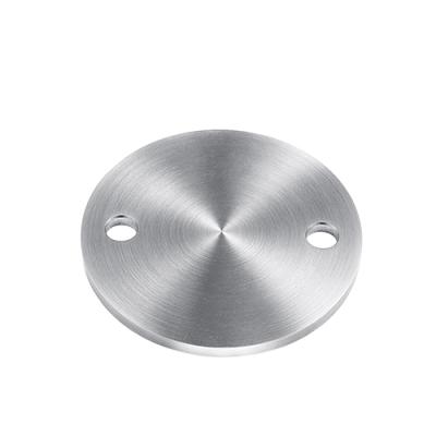 China Railing Accessories Stainless Steel Railing Top Surface Plate With Two Holes For Stainless Steel Railing for sale