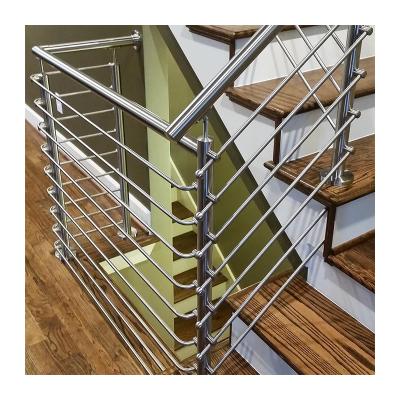 China Easy Installation Stainless Steel Rail Stair Handrail Balustrade Fittings Stair Fencing Accessories Frameless Spiral Glass Balustrade for sale