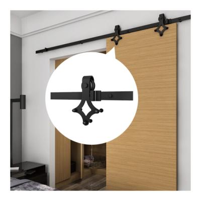 China New Modern Upgraded Design Barn Door Floor Wooden Door Sliding Hardware Barn Door for sale