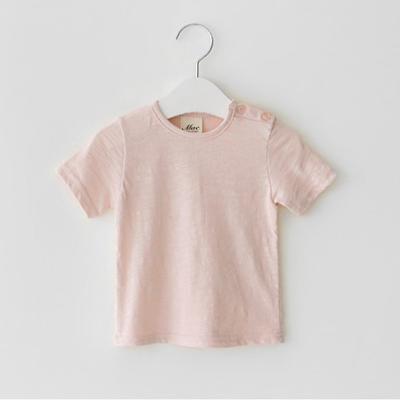 China Custom Logo Printing Cotton Plain Blank Short Sleeve Anti-pilling Newborn Baby Short Sleeve T-shirt Kids Baby Boy T-shirts for sale