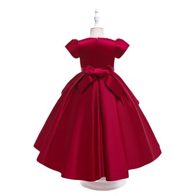 China European and American Princess Skirt Foreign Trade Anti-wrinkle 2021 Large Stain Children Drag Girls Gauze Pompous Skirt Party Dress for sale